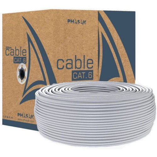 Bobina cable red solido phasak utp-MR8 Bobina cable red solido phasak utp
